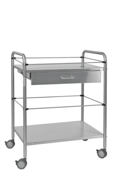 Guéridon acier inoxydable