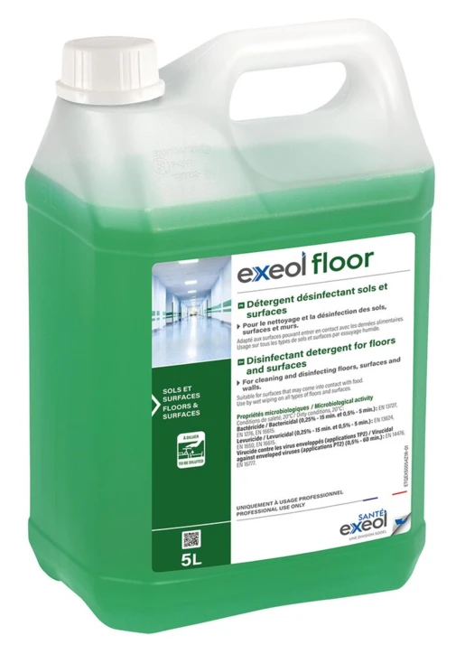 Détergent désinfectant sols et surfaces EXEOL FLOOR