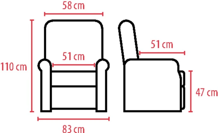 Fauteuil releveur LC 101 - 1 moteur