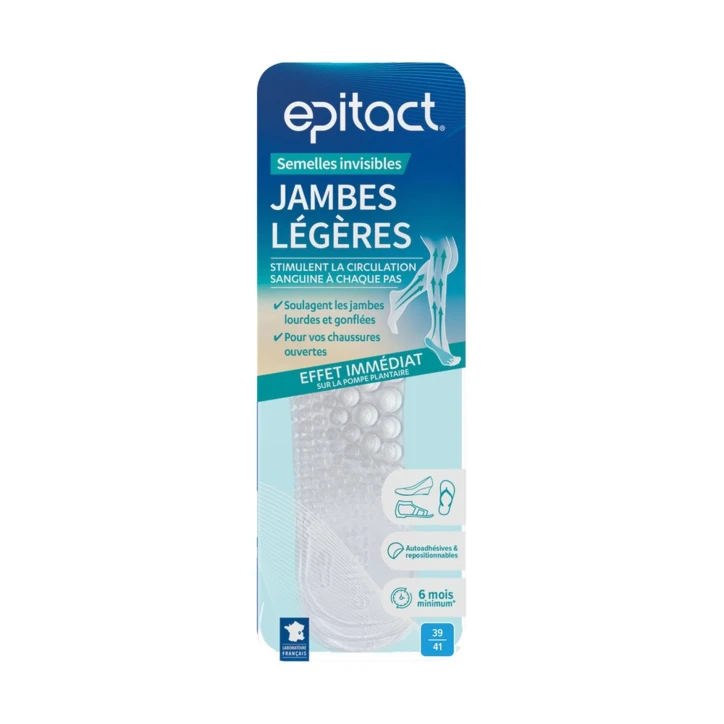 Semelle invisible jambe légère EPITACT®