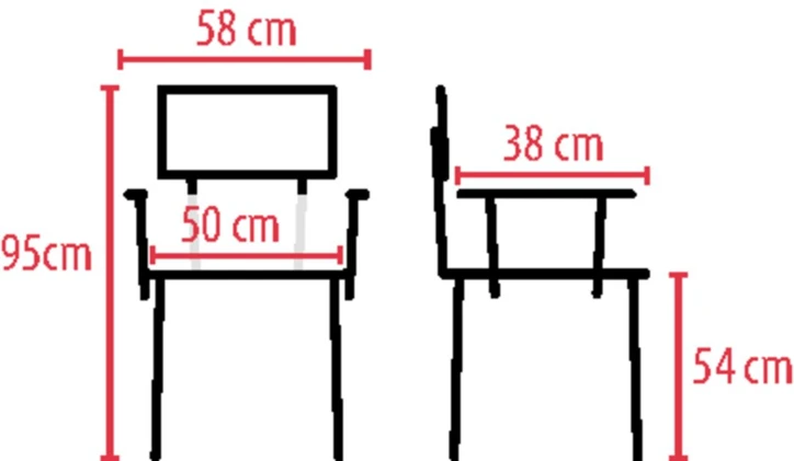 Chaise de douche ATLANTIS