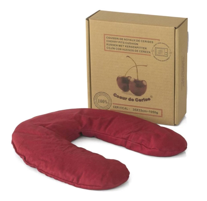 Coussin cœur de cerise