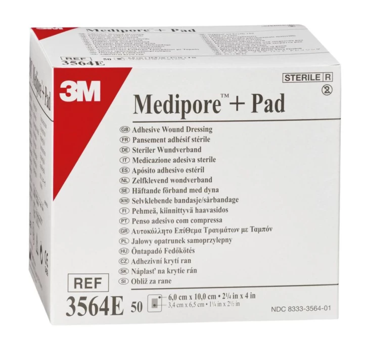 Pansement absorbant stérile multi-extensible 3M™ MEDIPORE™ + PAD(18)