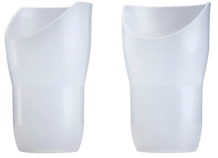 Verre à découpe nasale