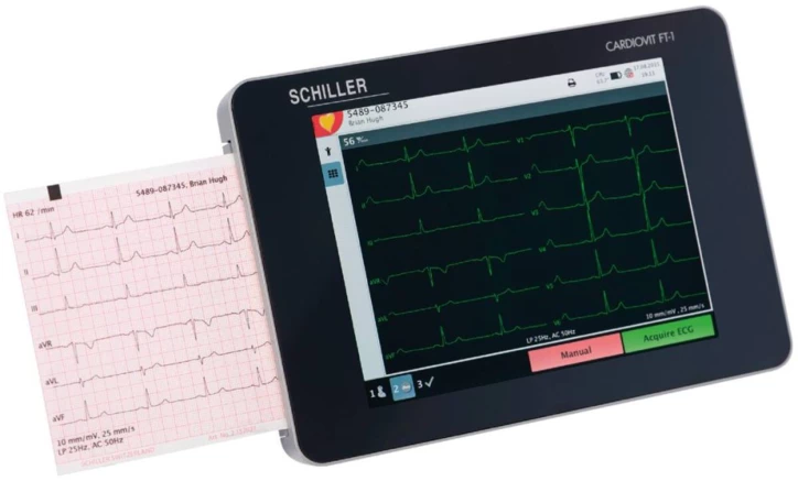 ECG CARDIOVIT FT1 tactile