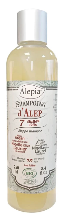 Shampoing d'Alep Aloe Vera aux 7 huiles
