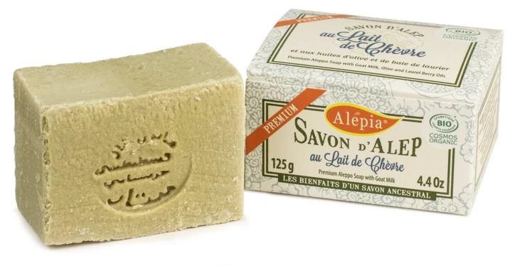 Savon d'Alep Premium au lait de chèvre - BIO