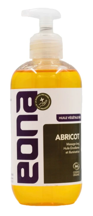 Huile végétale d'abricot de massage BIO