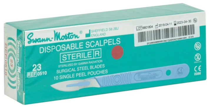 Bistouri stérile à usage unique