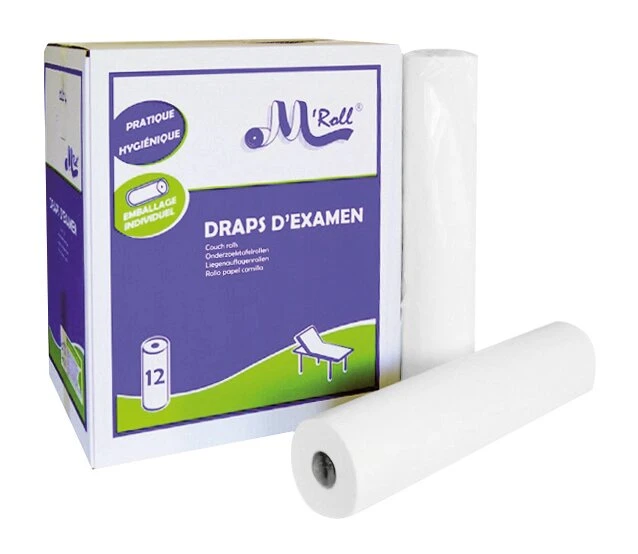 Drap d'examen pure pâte