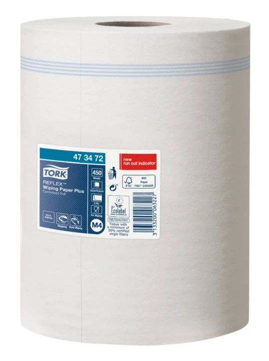 Papier d'essuyage TORK REFLEX™ Plus