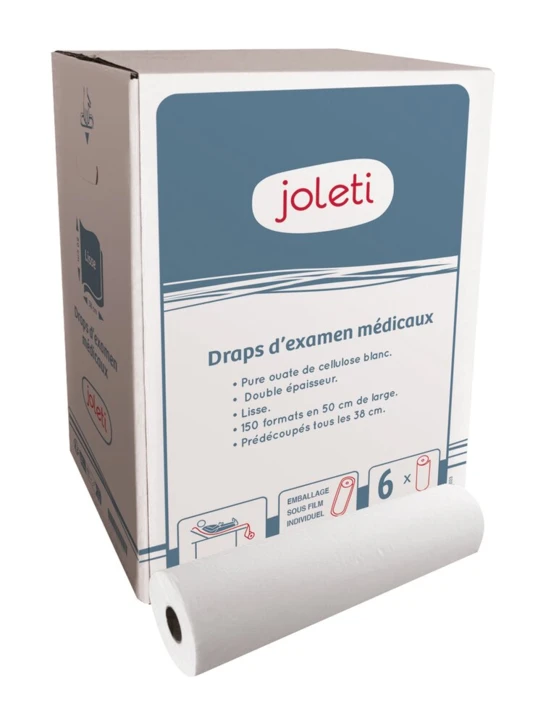 Drap d'examen pure ouate 36 g/m² JOLETI
