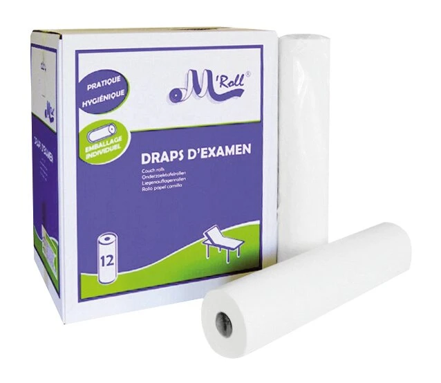 Drap d'examen pure pâte