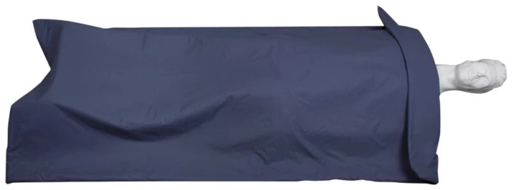 Couverture bactériostatique pour brancard