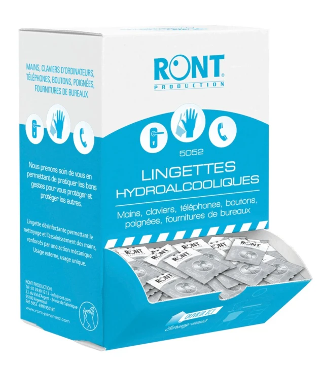 Distributeur lingette hydroalcoolique