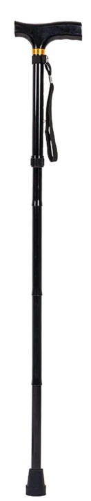 Canne pliante poignée bois