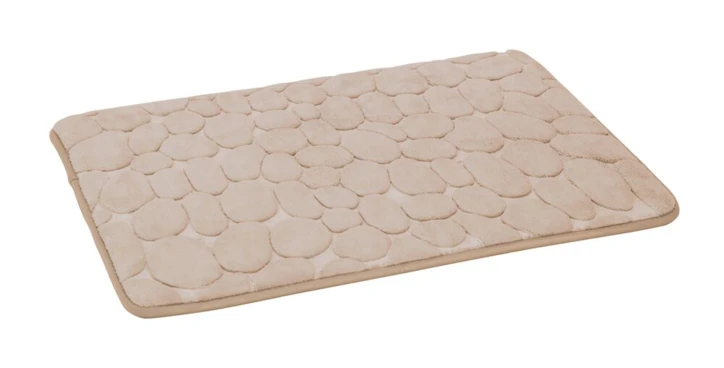 Tapis mémoire de forme JOLETI motif galets