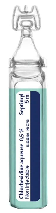 Chlorhexidine aqueuse 0,5 % SEPTIMYL