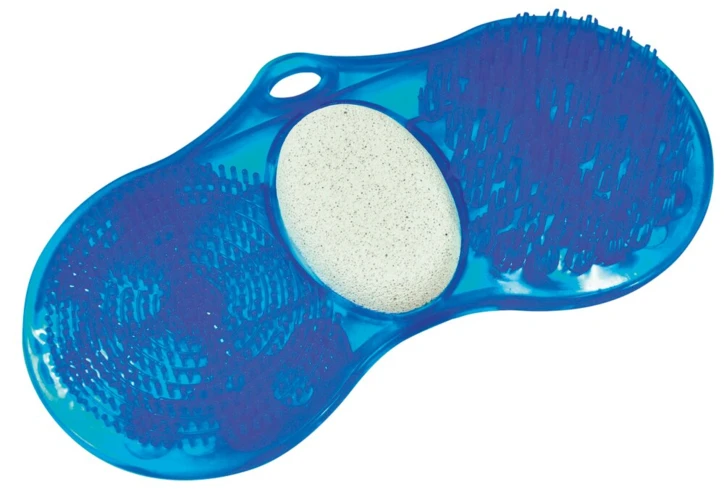 Brosse pour pieds avec pierre ponce
