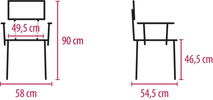 Chaise garde robe KOMOD