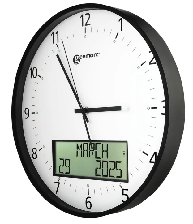 Horloge analogique avec écran numérique Viso 60