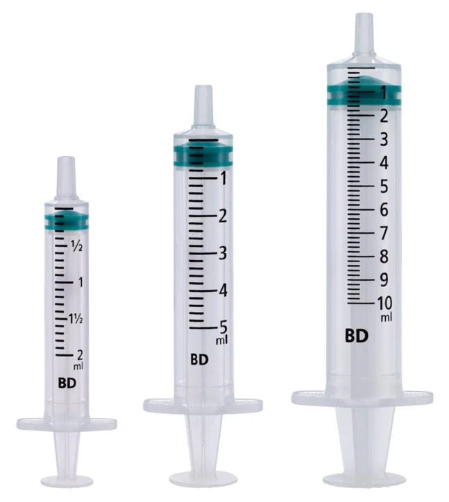 Seringue 3 pièces BD EMERALD™ sans aiguille