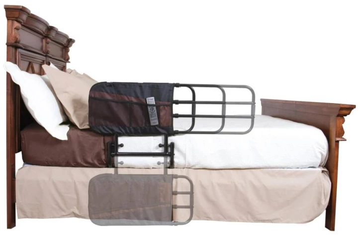 Barrière de lit escamotable