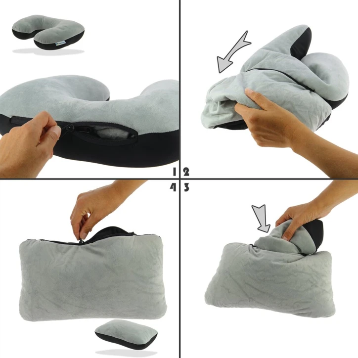 Cale-nuque / coussin 2 en 1