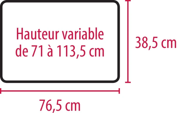 Table de lit KAUMA