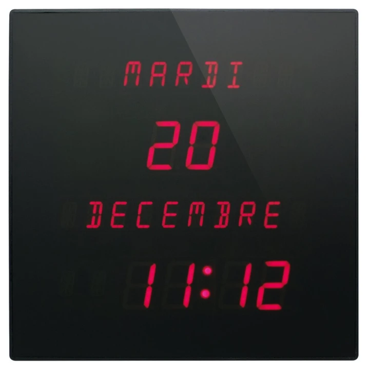 Horloge à date LED
