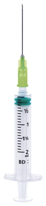 Seringue 3 pièces BD EMERALD™ avec aiguille