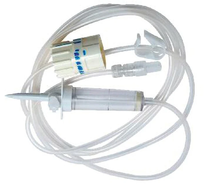 Régulateur de débit "tambour" monté sur perfuseur BD