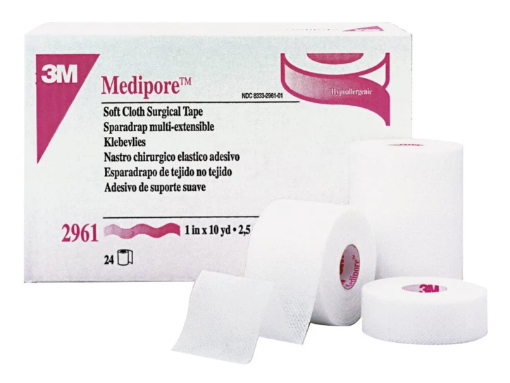 Sparadrap extensible prédécoupé non tissé 3M™ MEDIPORE™(21)