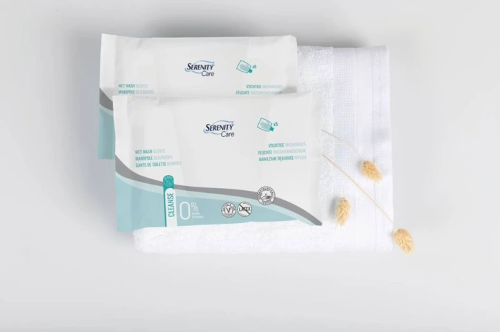 Gant de toilette humide SERENITY® Care
