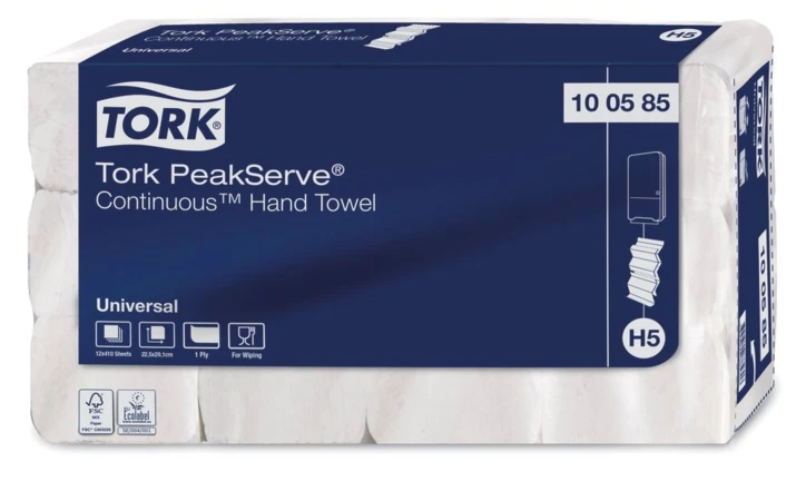 Essuie-mains continus TORK PEAKSERVE®