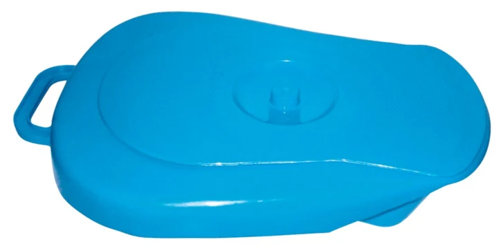 Bassin de lit avec couvercle bleu