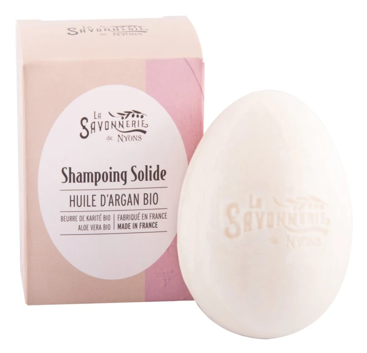 Shampoing solide en forme d'oeuf