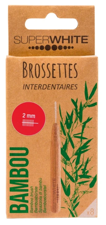 Brossette interdentaire en bambou SUPERWHITE