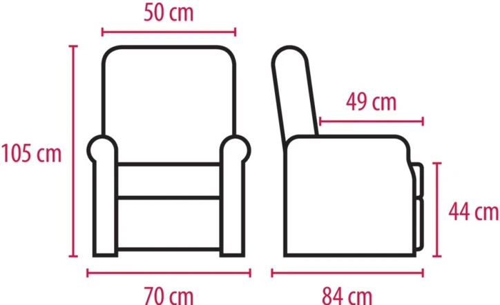 Fauteuil releveur JULIETTE - 1 ou 2 moteurs