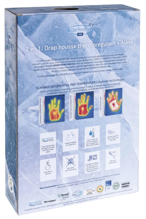 Drap housse thermorégulateur