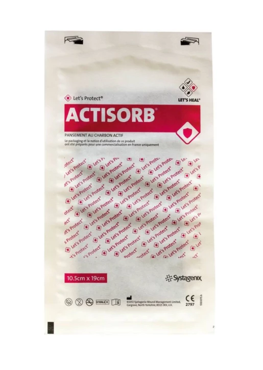 Pansement au charbon activé ACTISORB®