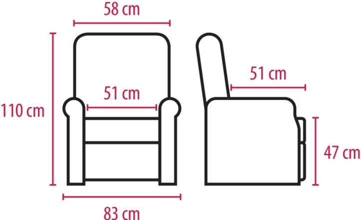 Fauteuil releveur LC 101 - 1 moteur