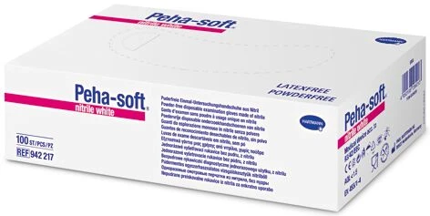 Gant PEHA-SOFT® NITRILE WHITE Non stérile