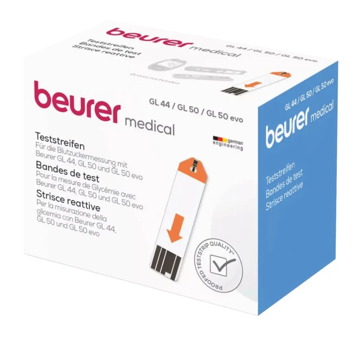 Bandelettes de test pour lecteur de glycémie sans code GL 44 LEAN
