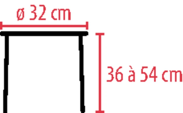 Tabouret de douche JOLETI