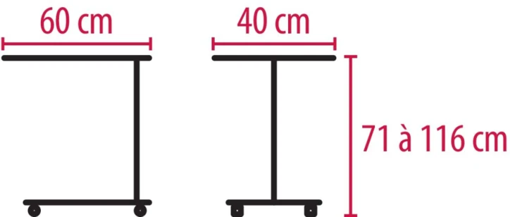 Table de lit et de fauteuil SUPPLITO