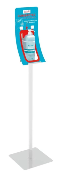 Station totem distributrice de gel JOLETI