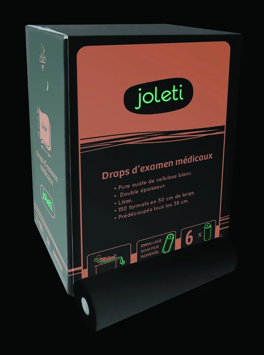 Drap d'examen pure ouate 36 g/m² JOLETI