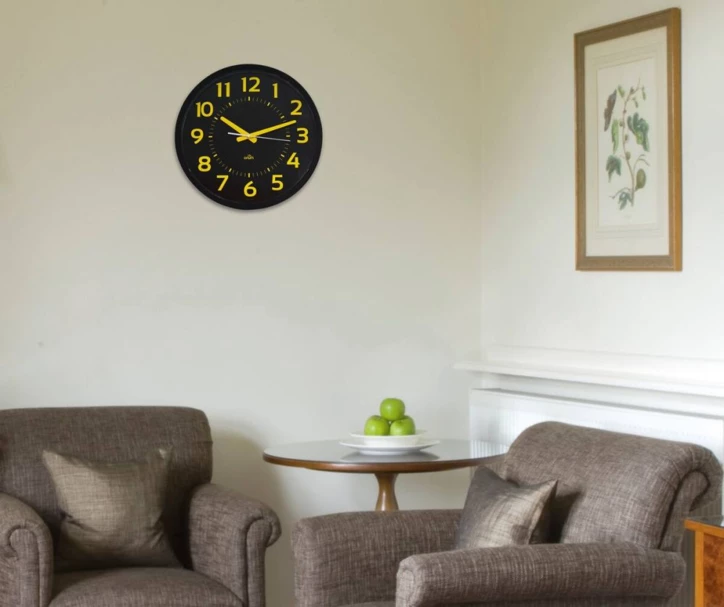 Horloge silencieuse CONTRASTE Ø 40 cm