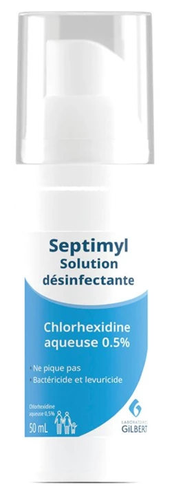Chlorhexidine aqueuse 0,5 % SEPTIMYL